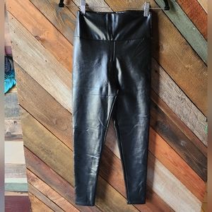 Spanx XS faux leather leggings